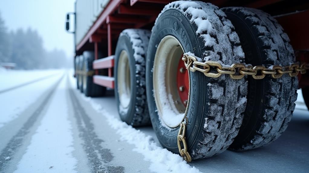 inspect tires and chains